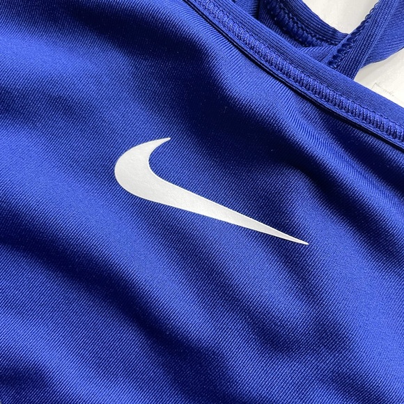 Navy Nike Dri Fit Racerback Bra Size M - Picture 9 of 9